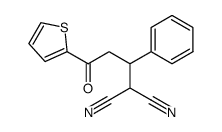 2-cyano-5-oxo-3-phenyl-5-(2-thienyl)valeronitrile结构式