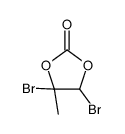 4,5-dibromo-4-methyl-1,3-dioxolan-2-one结构式