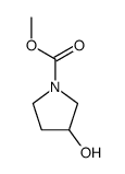 1-Pyrrolidinecarboxylicacid,3-hydroxy-,methylester(9CI) Structure