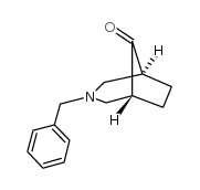 3-苄基-3-氮杂双环[3.2.1]辛-8-酮结构式
