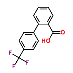 4'-三氟甲基联苯-2-甲酸结构式