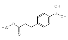 4-(2-甲氧基羰基乙基)苯硼酸结构式