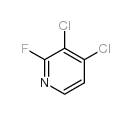 3,4-Dichloro-2-fluoropyridine Structure