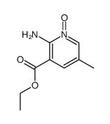 3-Pyridinecarboxylicacid,2-amino-5-methyl-,ethylester,1-oxide(9CI)结构式