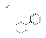 lithium,1-methyl-6-phenyl-2,3,4,5-tetrahydropyridin-5-ide Structure