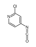 2-氯-4-异氰酰基-吡啶结构式
