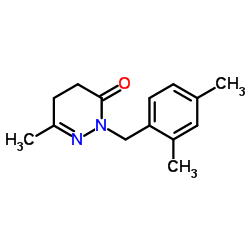 2-(2,4-Dimethylbenzyl)-6-methyl-4,5-dihydro-3(2H)-pyridazinone结构式