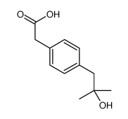 Benzeneacetic acid, 4-(2-hydroxy-2-methylpropyl)- (9CI)结构式