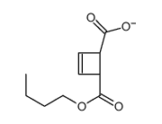 (1S,4R)-4-butoxycarbonylcyclobut-2-ene-1-carboxylate结构式
