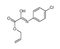 prop-2-enyl 2-(4-chloroanilino)-2-oxoacetate结构式