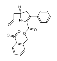 o-nitrobenzyl-2-phenyl-1-carbapen-2-em-3-carboxylate Structure
