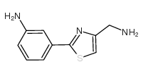 3-(4-氨基甲基-2-噻唑)-苯胺结构式