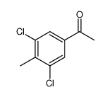 1-(3,5-二氯-4-甲基苯基)乙酮结构式