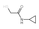 N-环丙基-2-疏基乙酰胺结构式