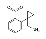 [1-(2-nitrophenyl)cyclopropyl]methanamine Structure