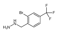 2-BROMO-4-TRIFLUOROMETHYL-BENZYL-HYDRAZINE Structure