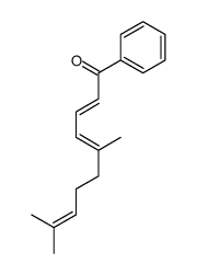 5,9-dimethyl-1-phenyldeca-2,4,8-trien-1-one Structure