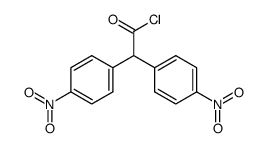 bis-(4-nitro-phenyl)-acetyl chloride Structure