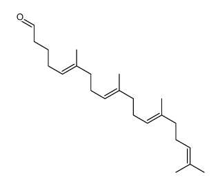 6,10,14,18-tetramethylnonadeca-5,9,13,17-tetraenal结构式