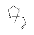 2-methyl-2-prop-2-enyl-1,3-dithiolane结构式