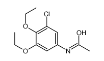 N-(3-chloro-4,5-diethoxyphenyl)acetamide Structure