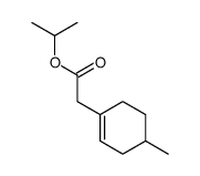 propan-2-yl 2-(4-methylcyclohexen-1-yl)acetate结构式