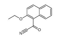 2-Aethoxy-naphthoyl-(1)-cyanid Structure