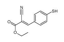 ethyl 2-cyano-3-(4-sulfanylphenyl)prop-2-enoate Structure