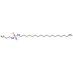 N-Octadecyl-N'-propylsulfuric diamide结构式