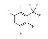 Benzene, 1,2,5-trifluoro-4-methyl-3-(trifluoromethyl) Structure