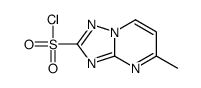 5-methyl-[1,2,4]triazolo[1,5-a]pyrimidine-2-sulfonyl chloride结构式