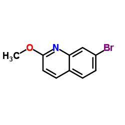 7-溴-2-甲氧基喹啉结构式