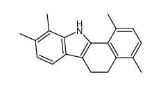1,4,9,10-tetramethyl-6,11-dihydro-5H-benzo[a]carbazole结构式