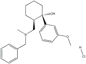N-苄基-N-去甲基曲马多盐酸盐结构式