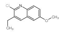 2-Chloro-3-ethyl-6-methoxyquinoline Structure
