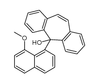 5-hydroxy-5-(8-methoxy-1-naphthyl)-5H-dibenzo[a,d]cycloheptene结构式
