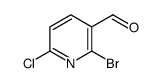 2-Bromo-6-chloronicotinaldehyde structure