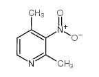 2,4-二甲基-3-硝基吡啶结构式
