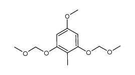 5-methoxy-1,3-bis(methoxymethoxy)-2-methylphenol Structure