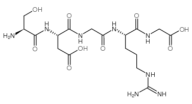 丝氨酸-天冬氨酸-甘氨酸-精氨酸-甘氨酸结构式