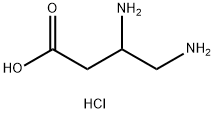 3,4-二氨基丁酸二盐酸盐结构式