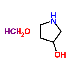 3-Pyrrolidinol hydrochloride hydrate Structure