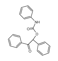 (+/-)-α-phenylcarbamoyloxy-deoxybenzoin, O-phenylcarbamoyl-dl-benzoin Structure