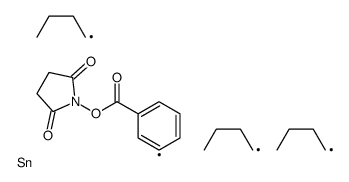 (2,5-dioxopyrrolidin-1-yl) 3-tributylstannylbenzoate Structure