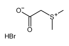 carboxymethyl(dimethyl)sulfanium,bromide Structure
