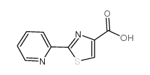 2-(2-吡啶)-4-噻唑羧酸结构式