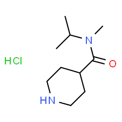 N-异丙基-N-甲基哌啶-4-羧酰胺盐酸盐结构式