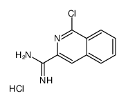 1-氯异喹啉-3-羧酰胺盐酸盐结构式