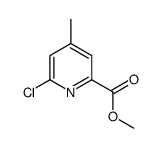 6-氯-4-甲基-吡啶-2-羧酸甲酯结构式