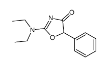2-diethylamino-5-phenyl-2-oxazolin-4-one结构式